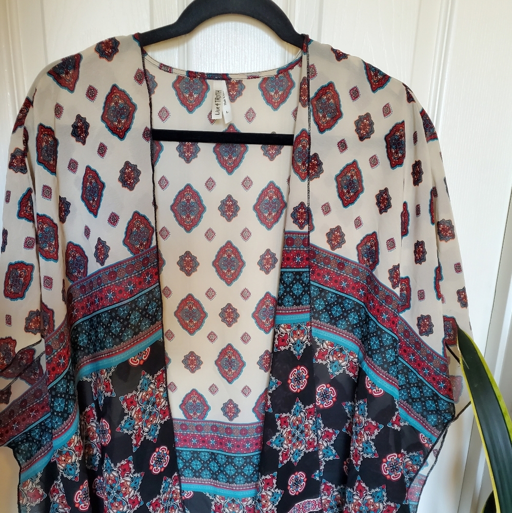 Sheer kimono